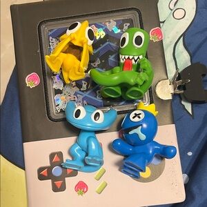 Colorful Monster Figurine Set